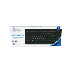 MediaRange Tastatur kabelgeb. ultraflachen Tasten (FR) sw