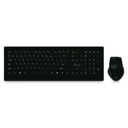 MediaRange Tastatur-Set + optis. 5 Tasten Funk-Maus (FR) sw