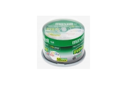 Maxell DVD+R 4.7, Inkjet white, Cakebox 50