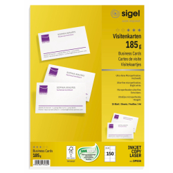 Visitenkarten, microperforiert, 185 g/qm, hochweiß,...