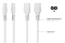 kabelmeister Euro-Verläng. Stecker C8 an C7, weiß, 5m