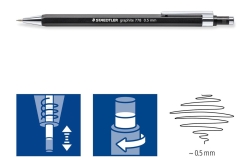 STAEDTLER Druckbleistift graphite 0.5 schwarz