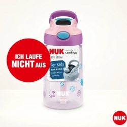 NUK Trinkflasche Contigo Easy Straw Cup 420ml rosa