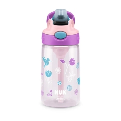 NUK Trinkflasche Contigo Easy Straw Cup 420ml rosa