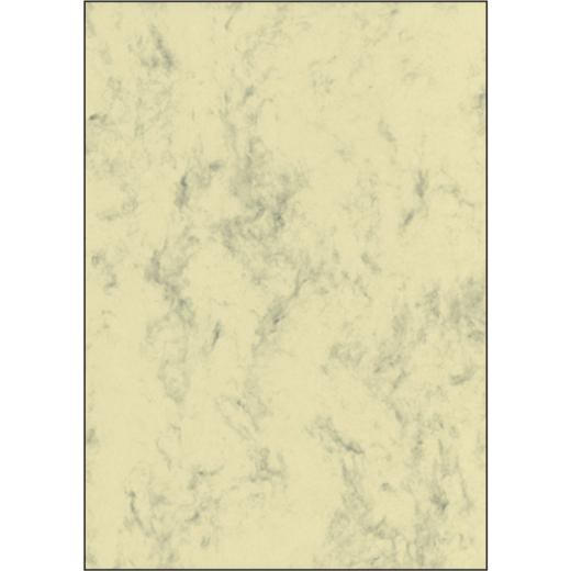 Marmor-Papier, beige, A4, 90 g/qm, 100 Blatt