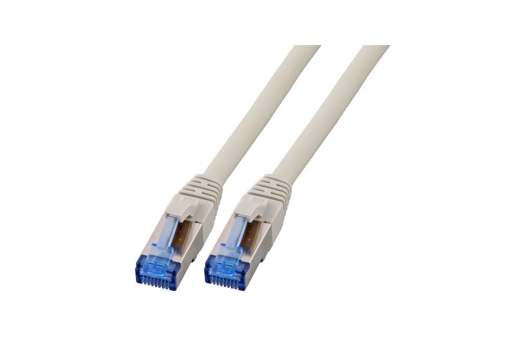 EFB RJ45 Patchk. S/FTP Cat.6A Cat.7 TPE superfl. 25.00m grau