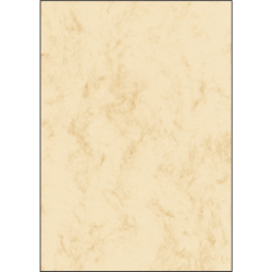 Marmor-Papier, beige, A4, 200 g/qm, 50 Blatt