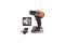 Black&Decker Akku-Bohrschrauber 18V 2Ah, 2G, Kof BCD382D1XK