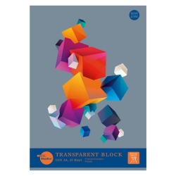 Transparentblock - A4, 25 Blatt, 80g/qm