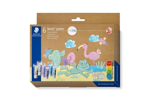 STAEDTLER Fingermalfarbe NJ Pastell 6St Etui