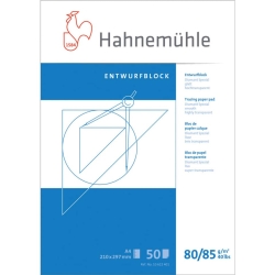 Transparentblock - A4, 80/85 g/qm, 50 Blatt