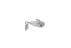 Wantec Patchkabel UTP CAT6a eGlow d=2,8mm 10,00m weiß