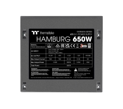 Netzteil Thermaltake Hamburg 650W ATX3.1 80+ Black retail