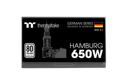 Netzteil Thermaltake Hamburg 650W ATX3.1 80+ Black retail