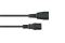 kabelmeister Kaltgeräteverläng. Stecker C14/C13 schw. 0,5m
