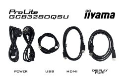 IIYAMA 80.0cm (31,5) GCB3280QSU-B2 16:9 2xHDMI+DP Curv.Lift