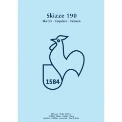 Skizzenblock - A4, 190 g/qm, 50 Blatt