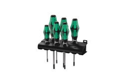Wera 367/6 TORX BO Kraftform Schraubendrehersatz + Rack