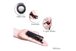 MAUL LED Taschenlampe Leos 10,5cm, 3W, bis zu 150m