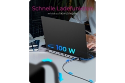 Dockingstation IcyBox USB-C -> HDMI/VGA/USB-A/USB-C/3,5mm