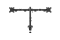 Neomounts TIS 10-32 2TFT 4Gelenk schwarz Max.8KG