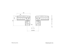 Neomounts WAH 43-85 Samsung QMC/QBC/QHC Serie Max.60KG schw