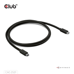 Club3D Kabel Thunderbolt5 zertifi. 8K240Hz/ 80/120Gbps 1m retail