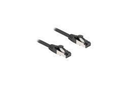 DELOCK RJ45 Netzwerkkabel Cat.8.1 S/FTP 0,25m-40Gbps schwarz
