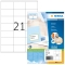 4473 Etiketten Premium A4, weiß 70x41 mm Papier matt 2100 St.