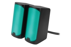 Speedlink Lautsprecher TONOS RGB, Stereo, schwarz retail
