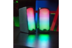 Speedlink Lautsprecher TONOS RGB, Stereo, schwarz retail