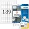 10001 Etiketten A4 weiß 25,4x10 mm Movables/ablösbar Papier matt 4725 St.
