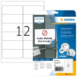 10017 Adressetiketten A4 weiß 99,1x42,3 mm...