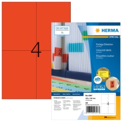 4397 Universaletiketten SuperPrint - 105 x 148 mm, rot,...