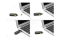 DELOCK USB Port Blocker Set für USB Typ-A Buchse 4 Stück