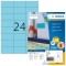 4408 Universaletiketten SuperPrint - 70 x 37 mm, blau, matt, 2400 Stück