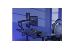 LC-Power Monitorarm für 2 Monitore bis zu 86,36 cm (B) Dual