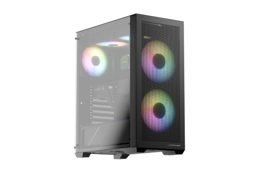 LC-Power Geh Midi ATX Gaming 717B - Meshwork_L Dark - o.N.