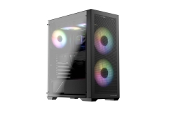 LC-Power Geh Midi ATX Gaming 717B - Meshwork_L Dark - o.N.