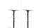 Neomounts DEH 37-70 1TFT 1Gelenk H:106-156cm Max.50KG sw