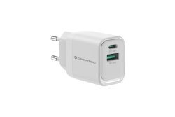 CONCEPTRONIC Ladegerät 2Port GaN USB-C/-A 33WPD3.0/PPS ws