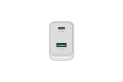 CONCEPTRONIC Ladegerät 2Port GaN USB-C/-A 45WPD3.0/PPS ws