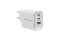 CONCEPTRONIC Ladegerät 3Port GaN 2xUSB-C/1xA 65WPD3.0/PPS ws