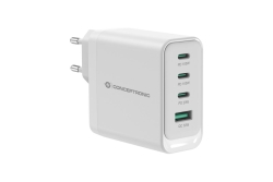 CONCEPTRONIC Ladegerät 4Port GaN 3xUSB-C/1xA100WPD3.0/PPS ws