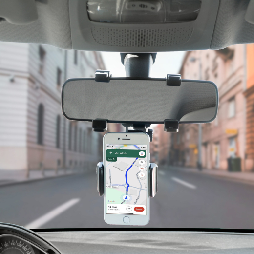 Mobilis Universal Car Rear Mirror Mount for Smartphone