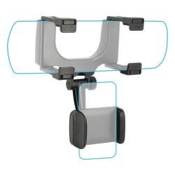Mobilis Universal Car Rear Mirror Mount for Smartphone