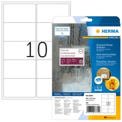 8330 Folienetiketten - 99,1 x 57,0 mm, weiß, extrem...