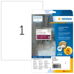 4698 Folienetiketten - 210 x 297 mm, weiß,...