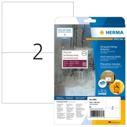 4693 Folienetiketten - 210 x 148mm, weiß, extrem...
