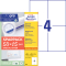 6601 Universal-Etiketten ultragrip - 105 x 148 mm, weiß, 260 Etiketten, permanent
